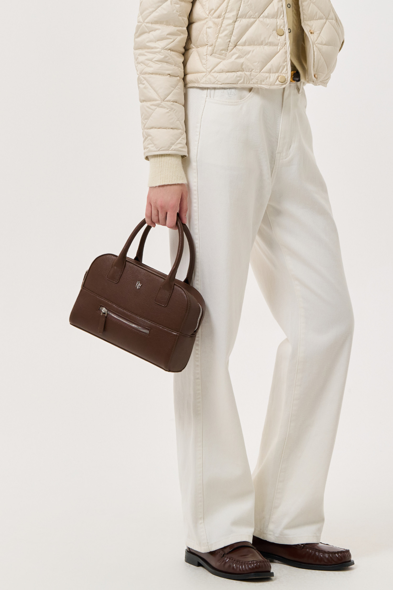 GENERAL IDEA] WOMAN GNRL スクエア2wayトートバッグ [BROWN]