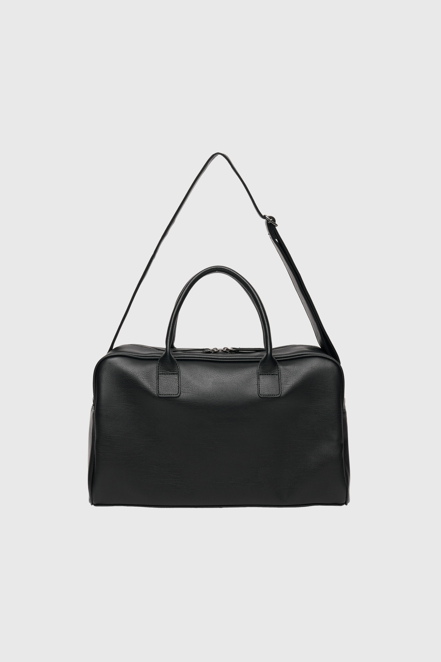 ★GENERAL IDEA★エコレザー ツーウェイバッグ - Black GENERAL IDEA] WOMAN GNRL スクエア2wayトートバッグ [BLACK]
