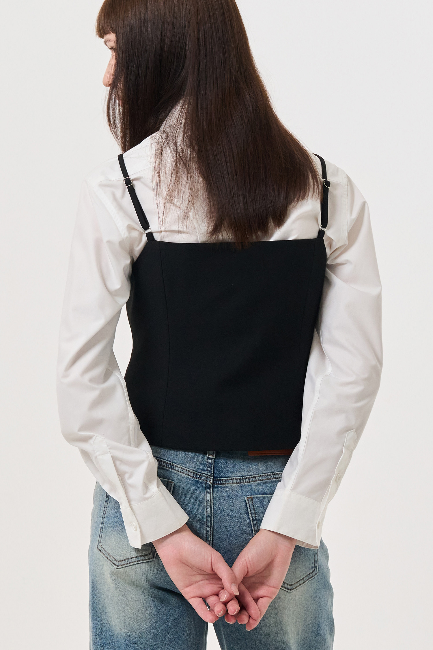 今期完売大人気　ameri vintage ビスチェキャミ黒 ティアードビスチェキャミワンピース – WEGO ONLINE STORE