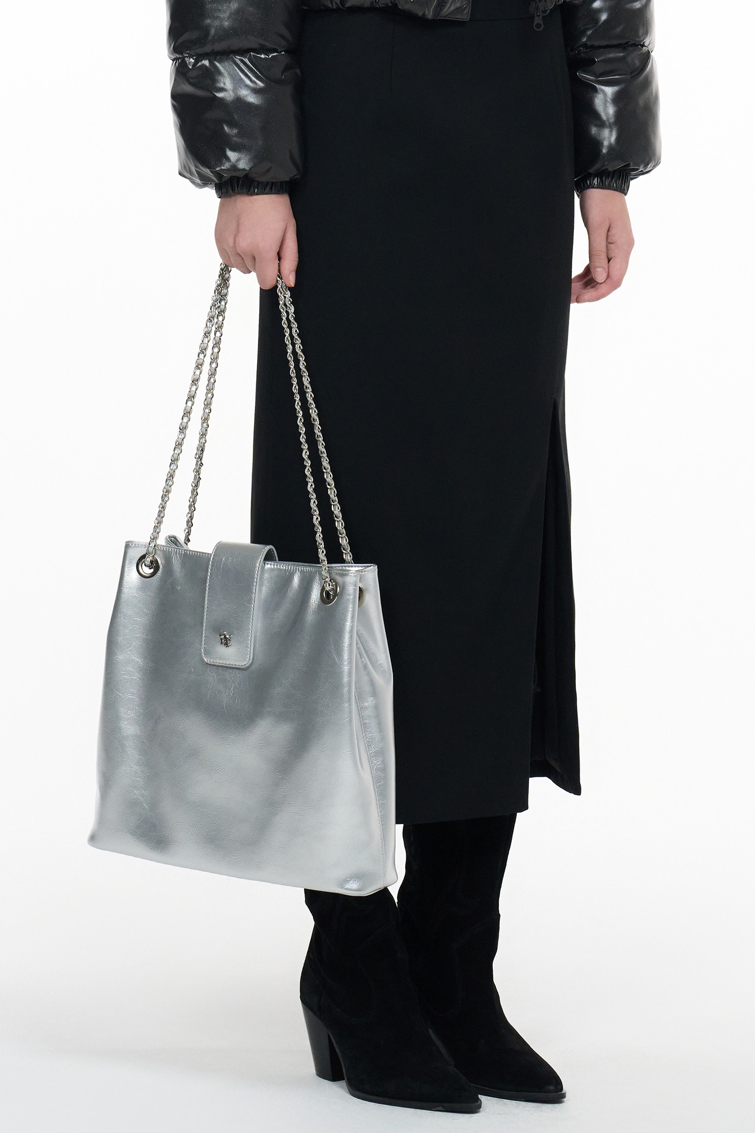 GENERAL IDEA] WOMAN GNRL バケットチェーンショルダーバッグ