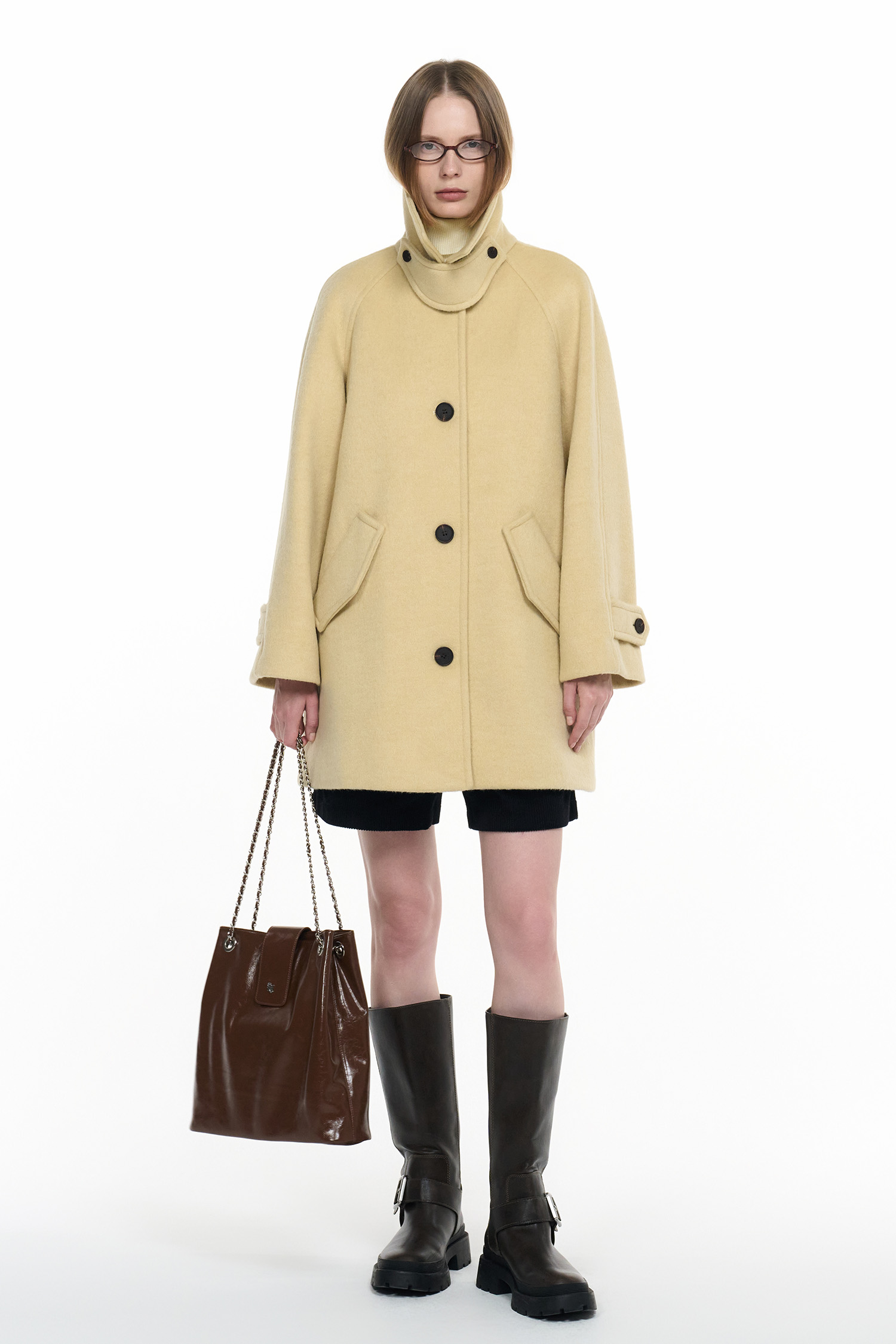 GENERAL IDEA] WOMAN GNRL バケットチェーンショルダーバッグ