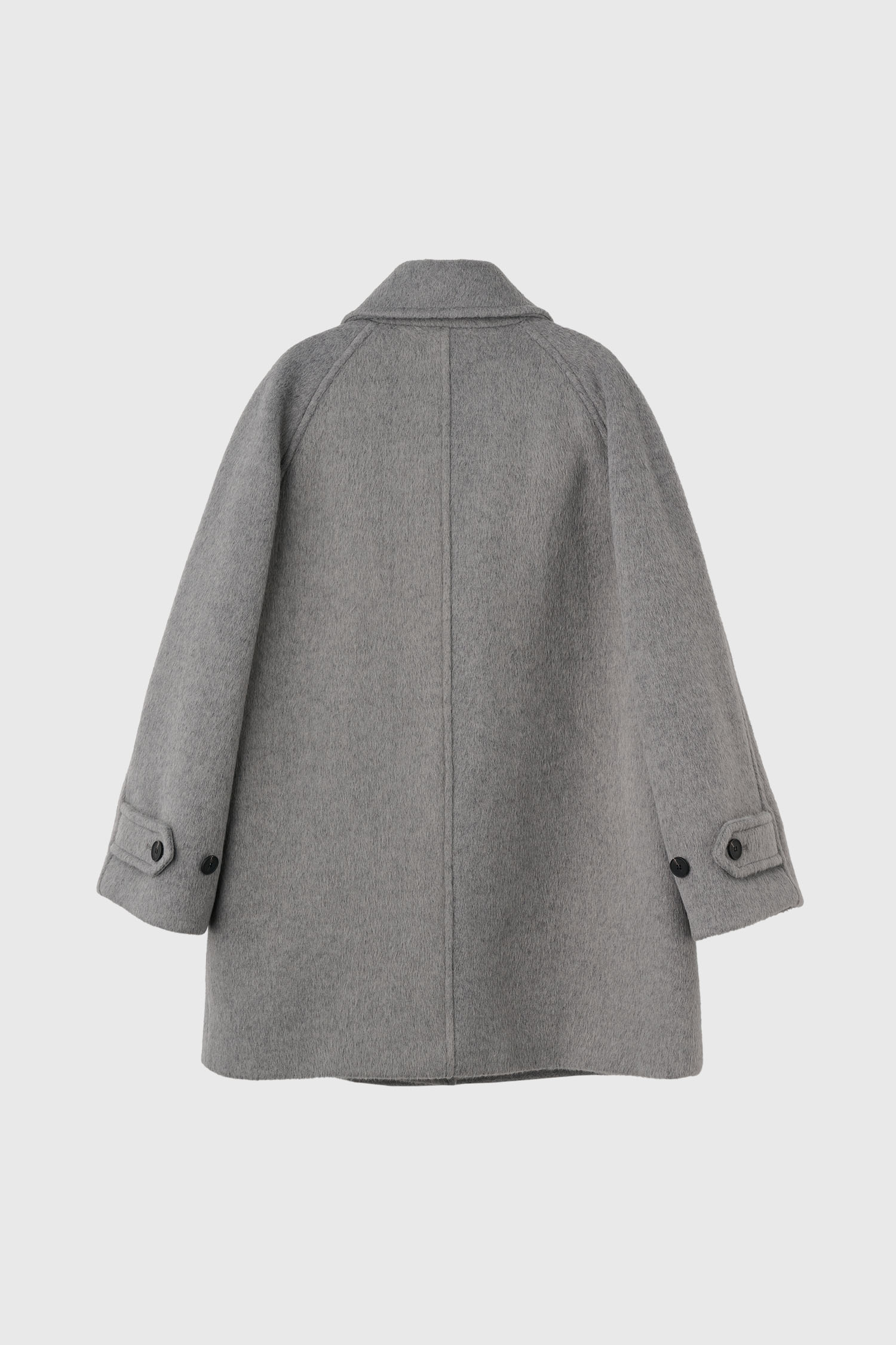 GENERAL IDEA] WOMAN ウール混ステンカラーコート [GREY] (韓国