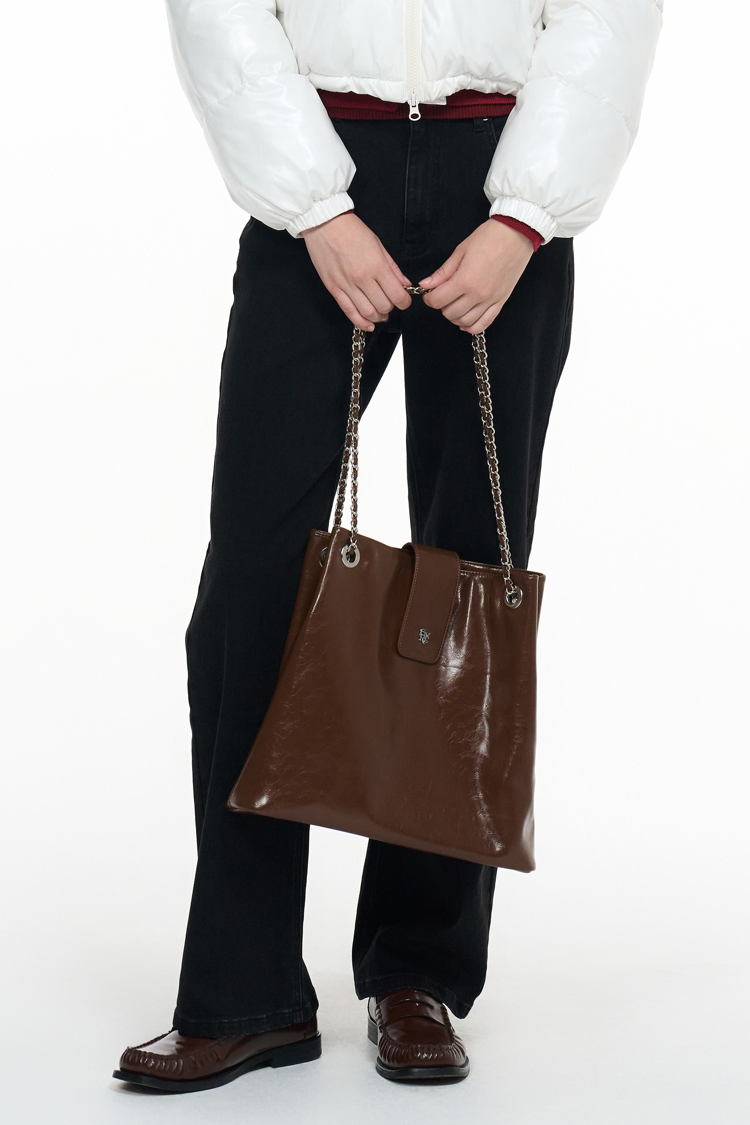 GENERAL IDEA] WOMAN GNRL バケットチェーンショルダーバッグ