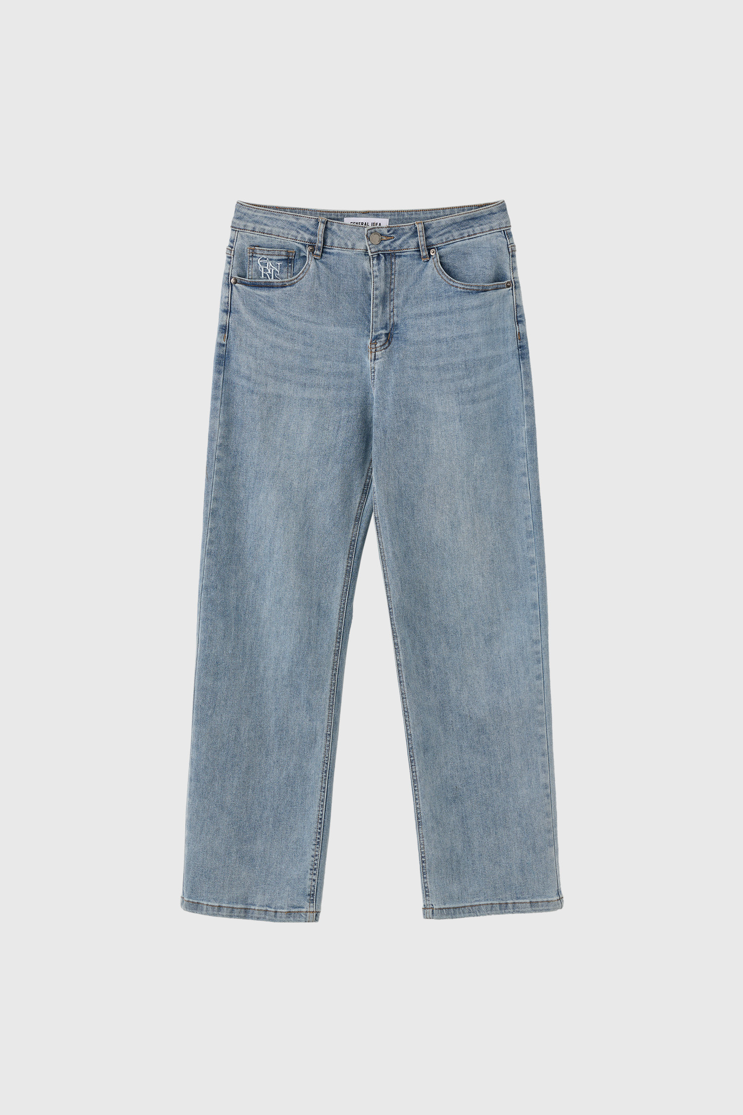 GENERAL IDEA] WOMAN ストレッチストレートデニムパンツ [BLUE] (韓国