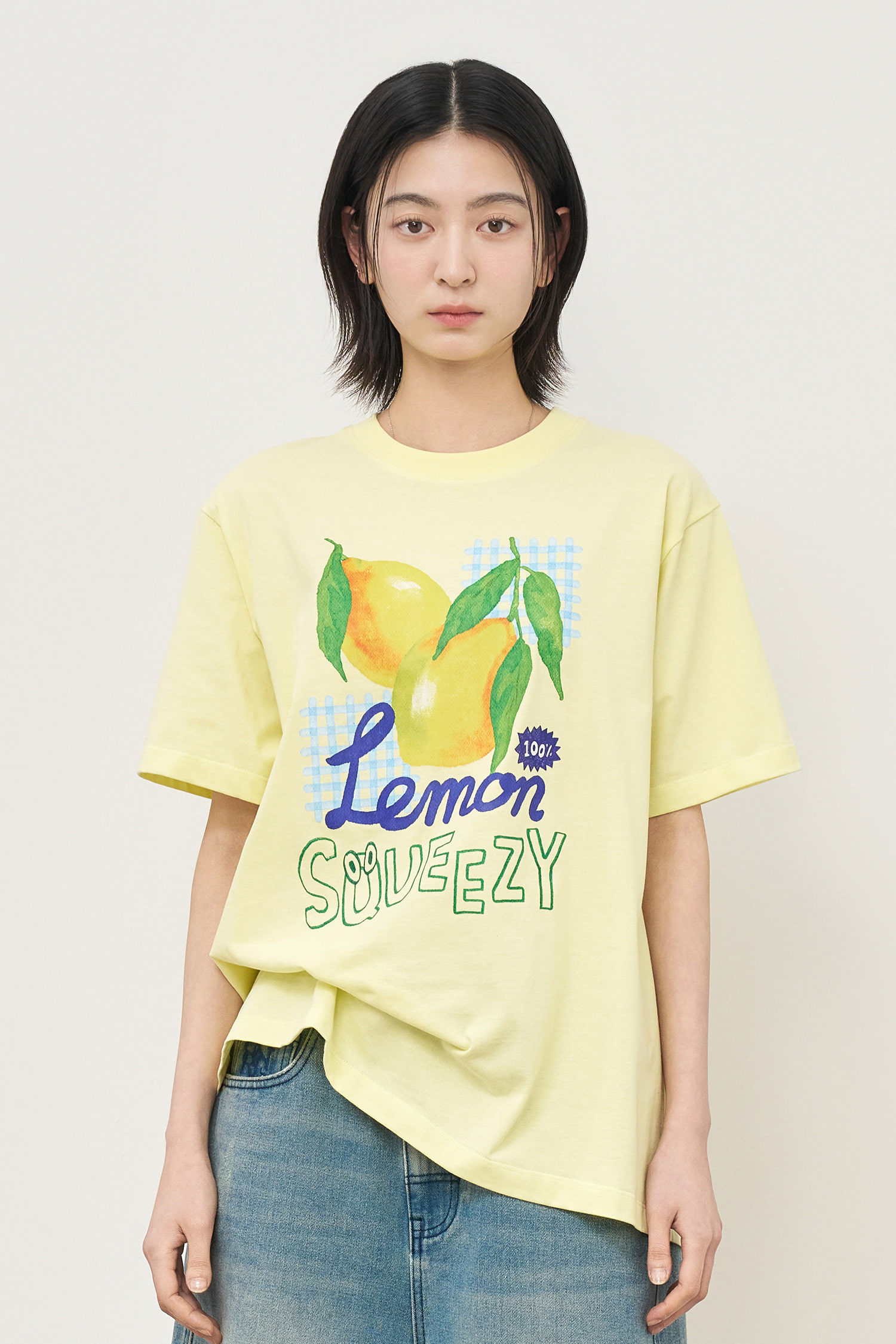 WOMAN フルーツオーバーサイズTシャツ [LEMON LEMON]