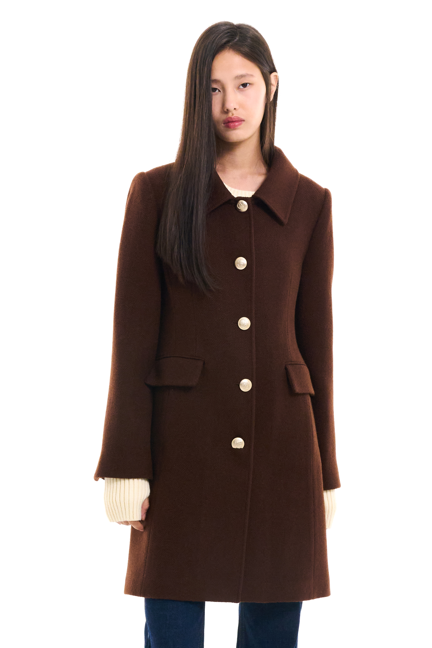 general idea ウール混ステンカラーコート　M WOMAN - COAT - GENERAL IDEA | ジェネラルアイディア