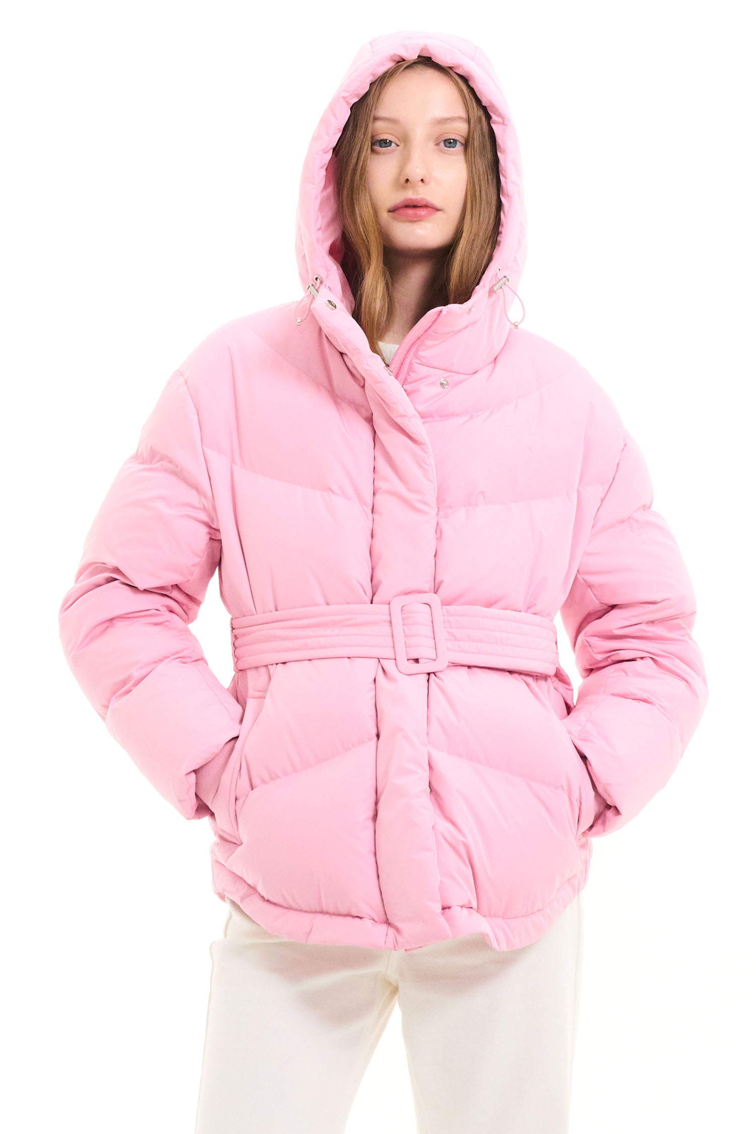 ダウンジャケット・コート GENERAL IDEA Glove Set Short Puffer PINK WBD3L07501 WBD3L075 GENERAL IDEA Glove Set Short Puffer PINK WBD3L07501 WBD3L075