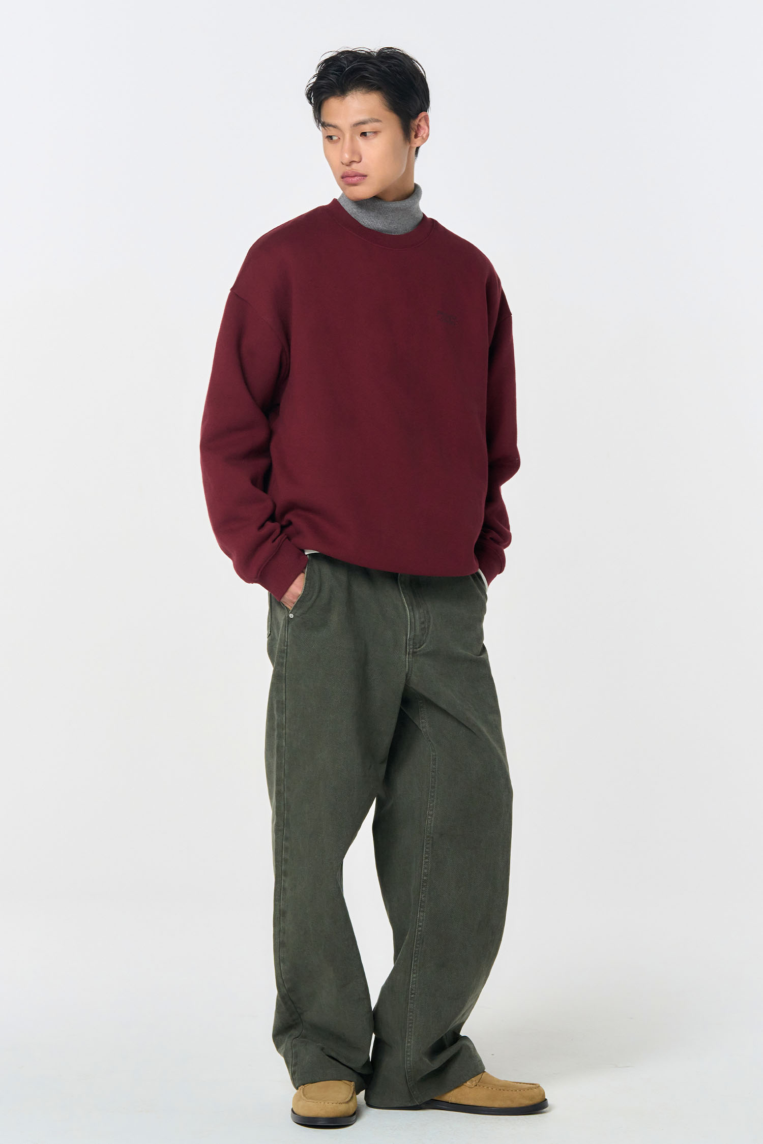●GENERAL IDEA●UNISEX HIGH NECK FLEECE MTM スウェット 男女 ○GENERAL IDEA○UNISEX HIGH NECK FLEECE MTM スウェット 男女