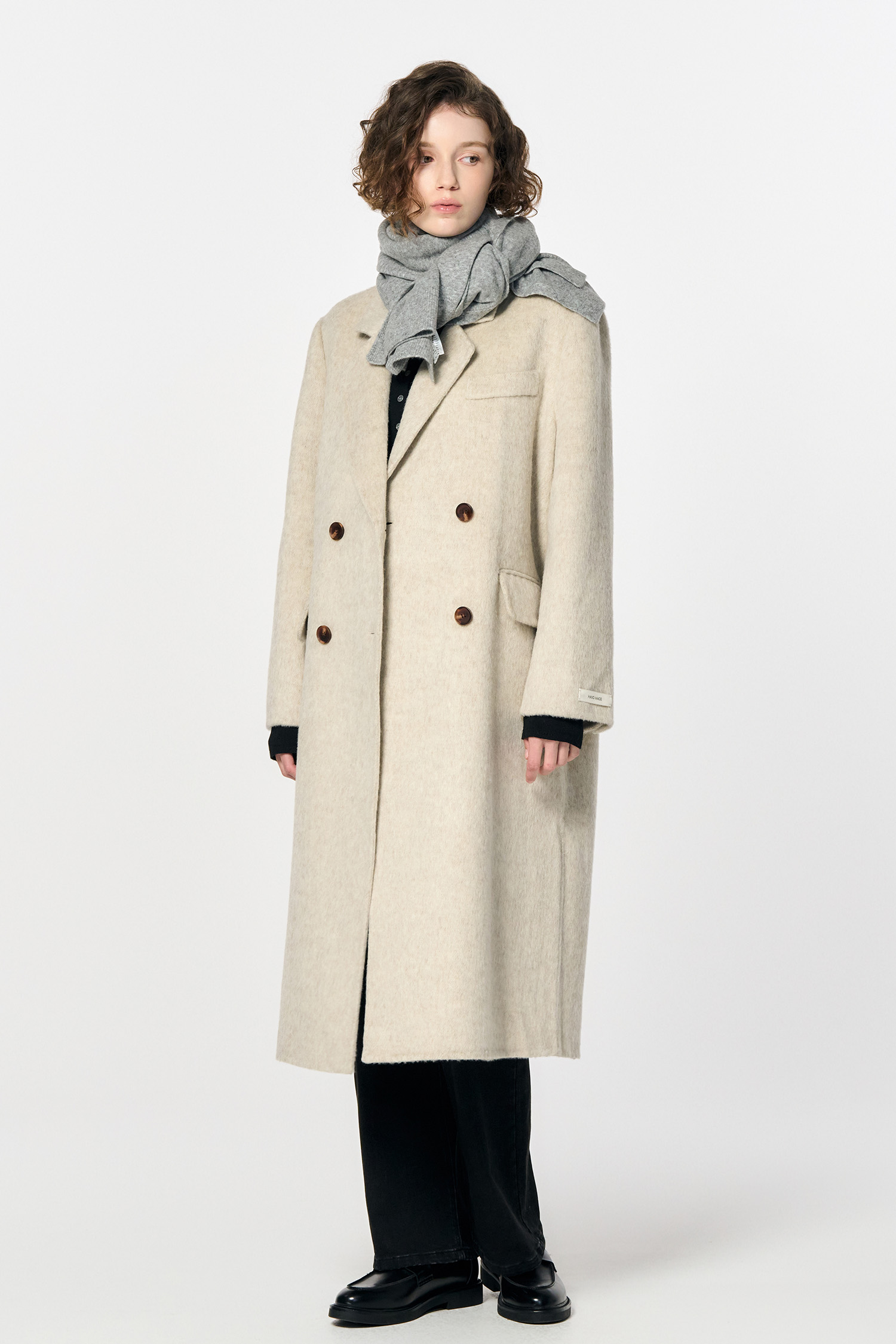 general idea ウール混ステンカラーコート　M general idea ウール混ステンカラーコート M WOMAN - COAT