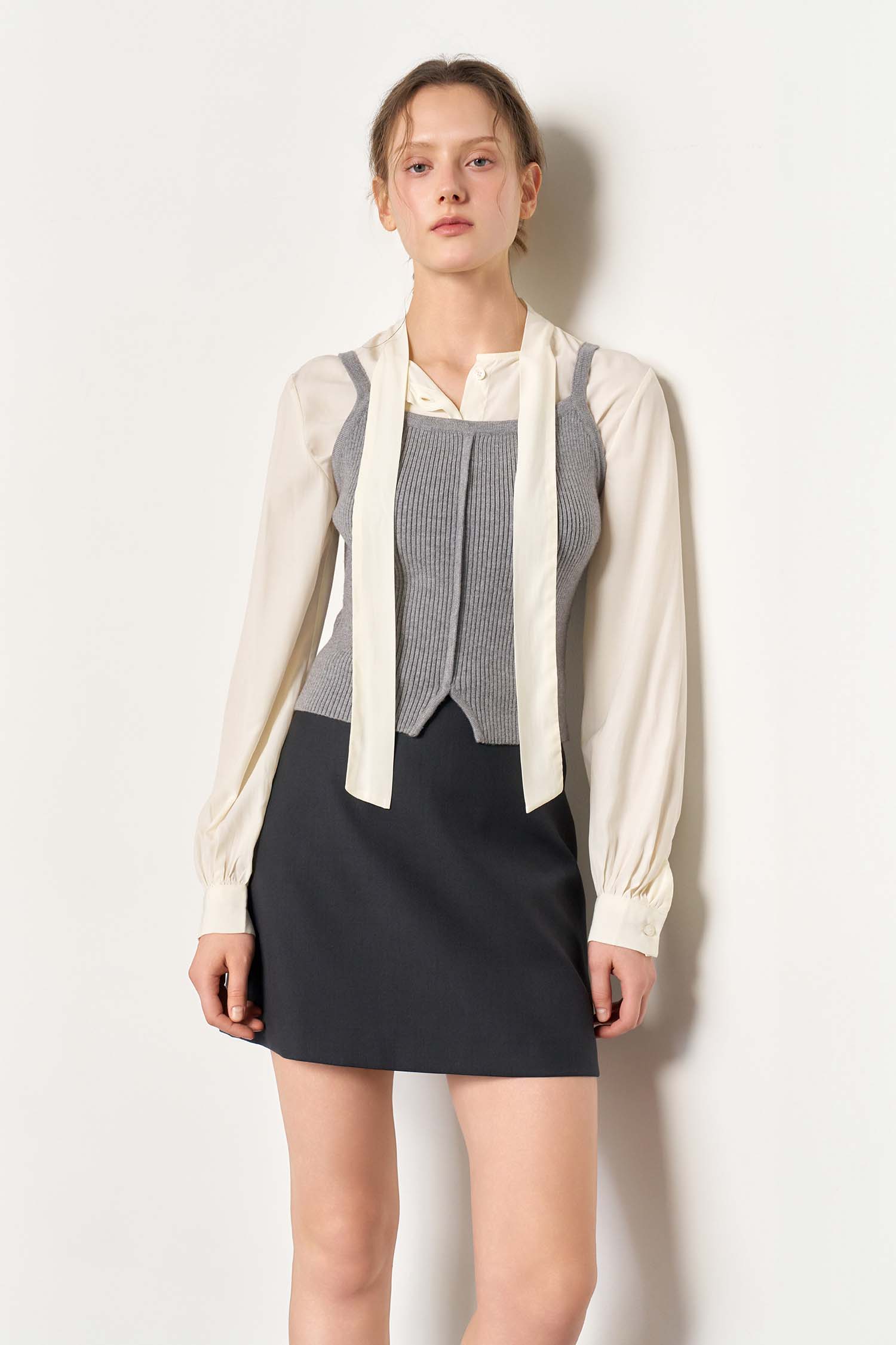 【GENERAL IDEA】Button Up Knit ビスチェ WOMAN - VEST - GENERAL IDEA | ジェネラルアイディア