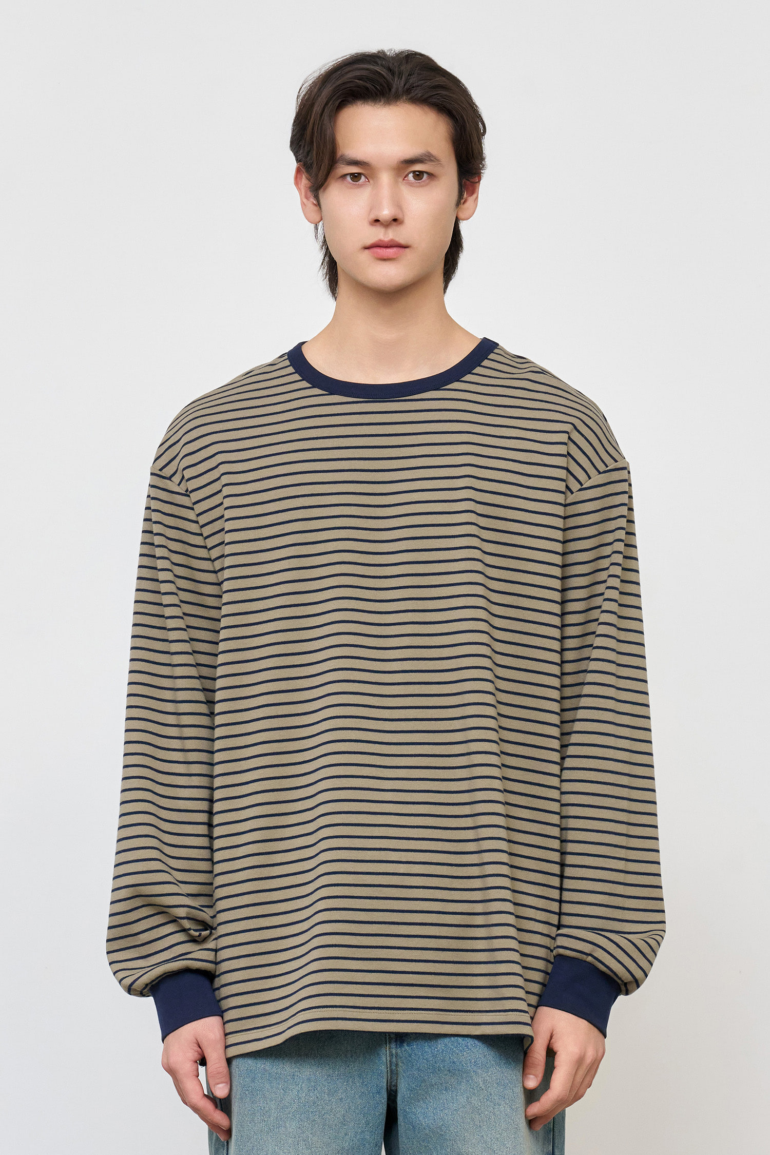 【GENERAL IDEA】アンバランス 長袖Tシャツ GENERAL IDEA】アンバランス 長袖Tシャツ (GENERAL IDEA/Tシャツ
