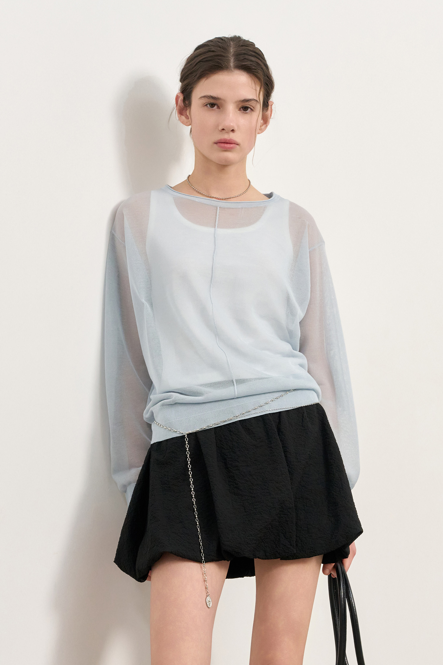 【GENERAL IDEA】モックネック スリーブ ニット プルオーバー WOMAN - PULLOVER - GENERAL IDEA | ジェネラルアイディア