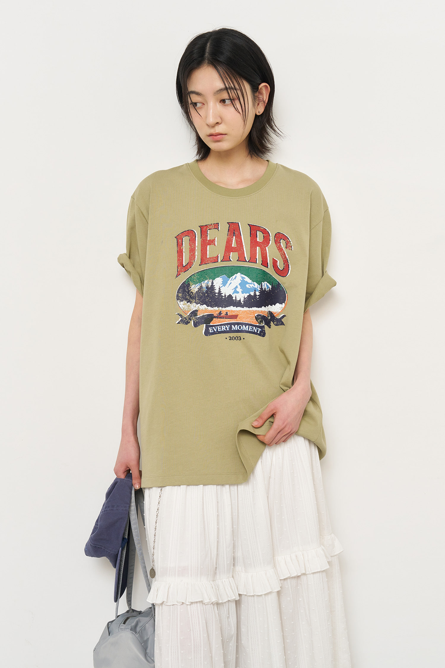 【GENERAL IDEA】V-Neck Shirring Layered Tシャツ WOMAN - T-SHIRTS - GENERAL IDEA | ジェネラルアイディア