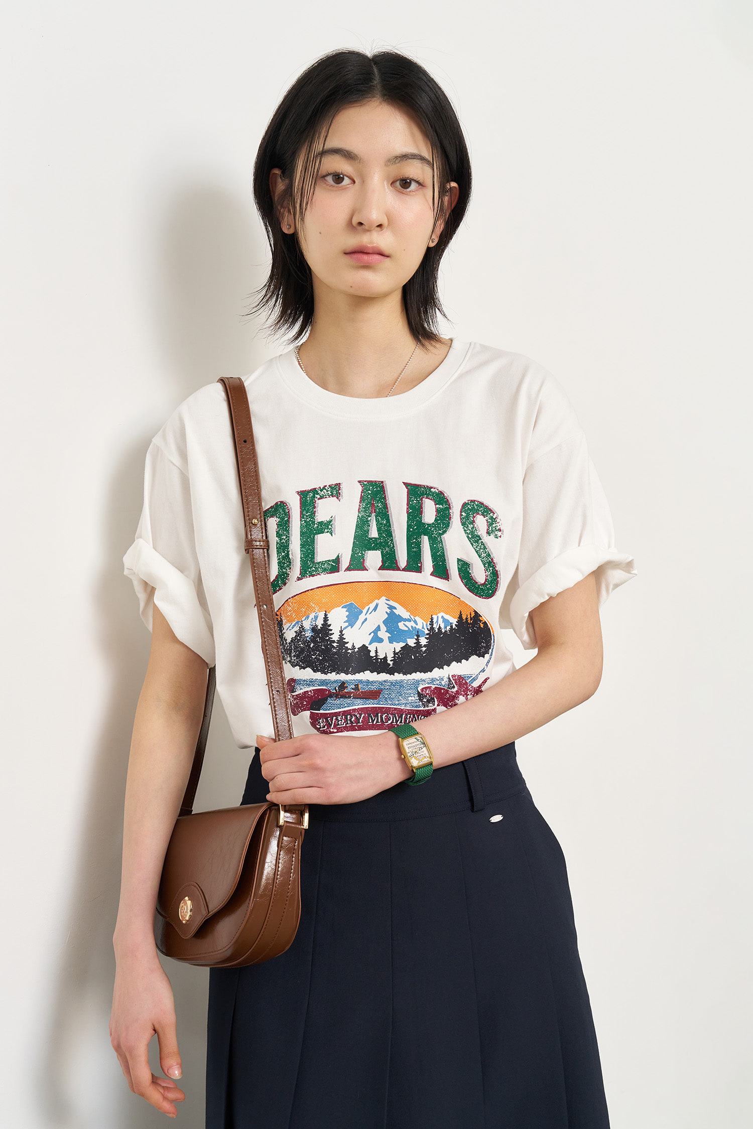 【GENERAL IDEA】V-Neck Shirring Layered Tシャツ WOMAN - T-SHIRTS - GENERAL IDEA | ジェネラルアイディア