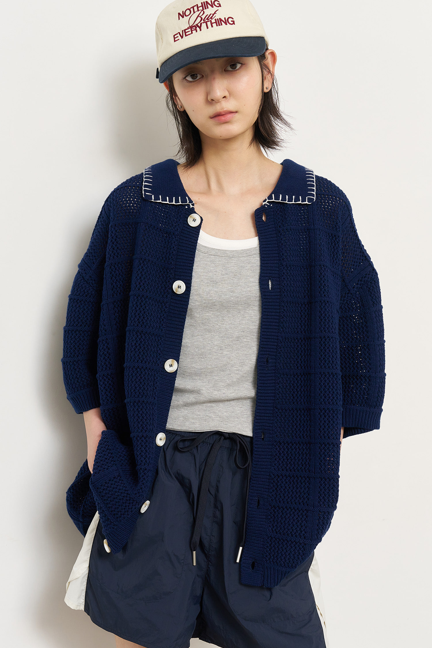 GENERAL IDEAのカーディガン MUSINSA公式 | GENERAL IDEA GNRL Essential Cardigan [BEIGE