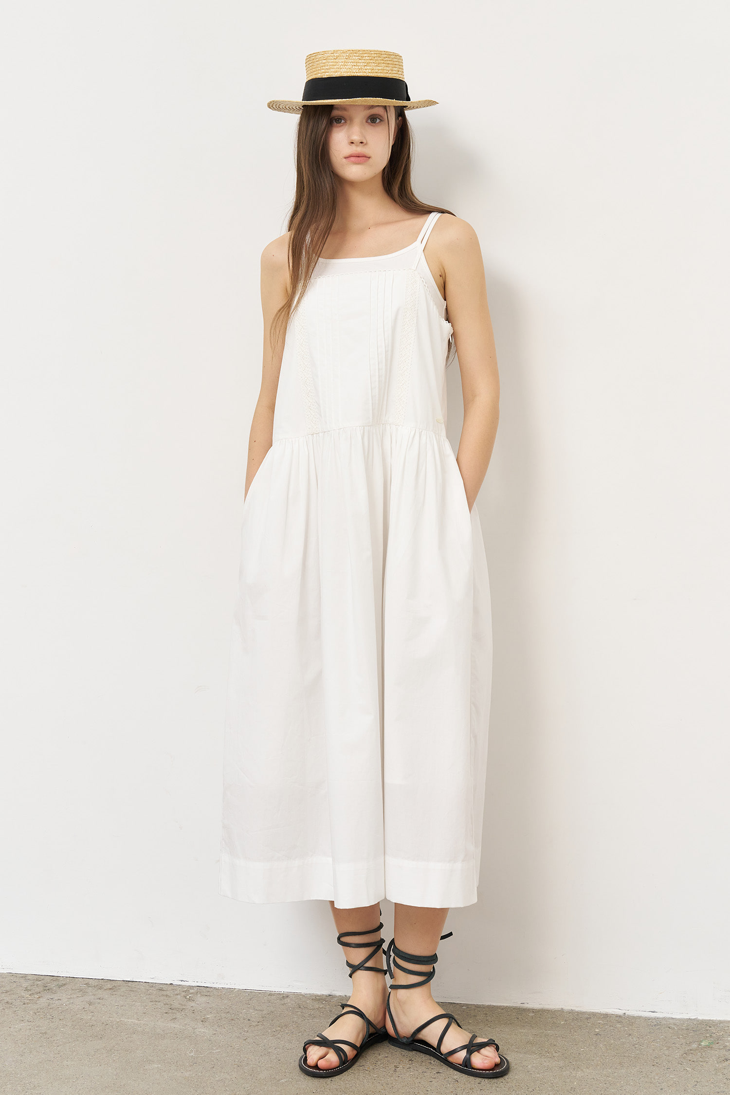 【GENERAL IDEA】V-Neck Puff Long 半袖ワンピース WOMAN - ONE PIECE - GENERAL IDEA | ジェネラルアイディア