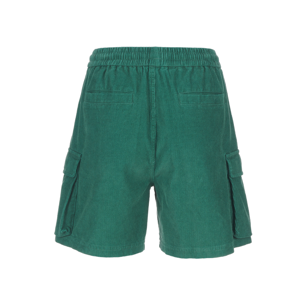 UNISEX 코듀로이 카고 하프 팬츠 [GREEN]