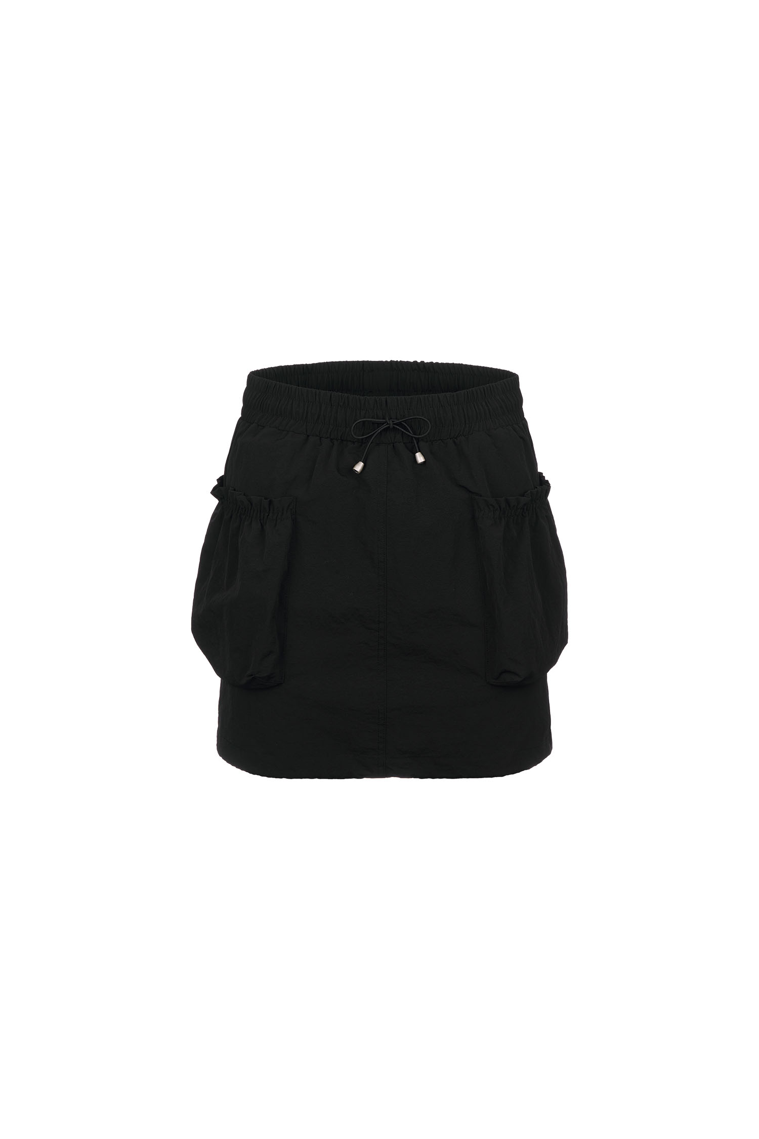 WOMAN スモーキング カーゴ ミニ スカート [BLACK]