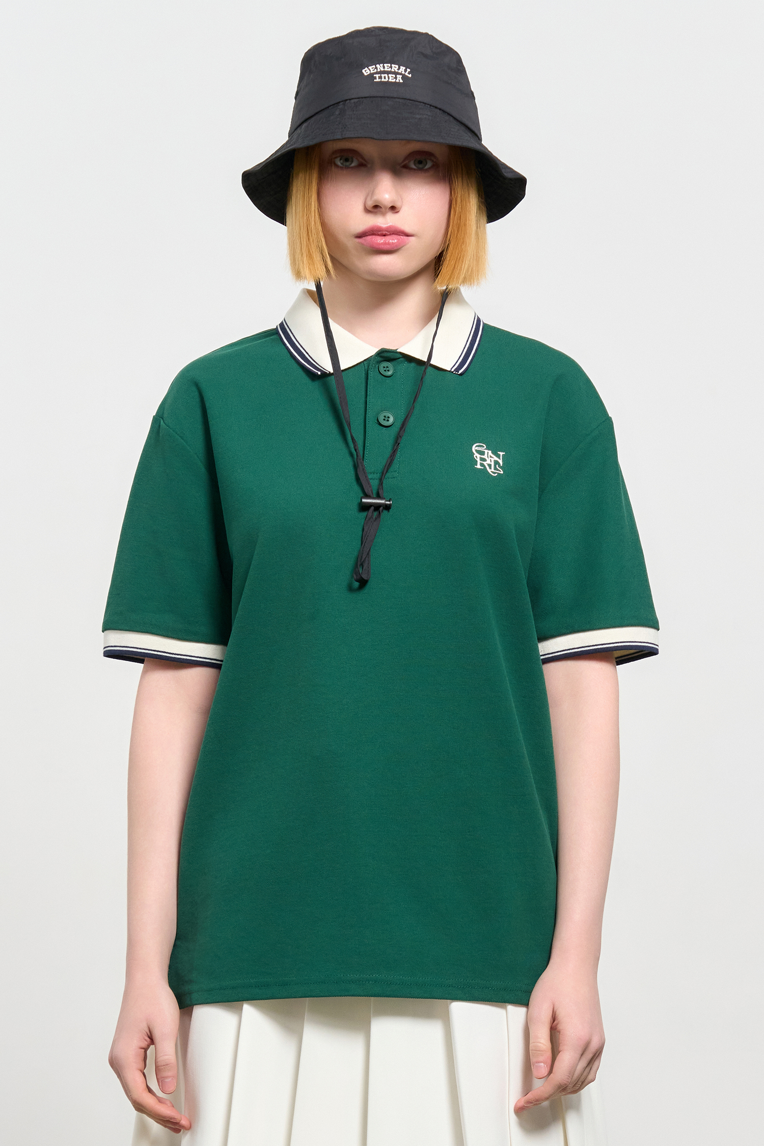 UNISEX クラシックポロ半袖Tシャツ [GREEN]