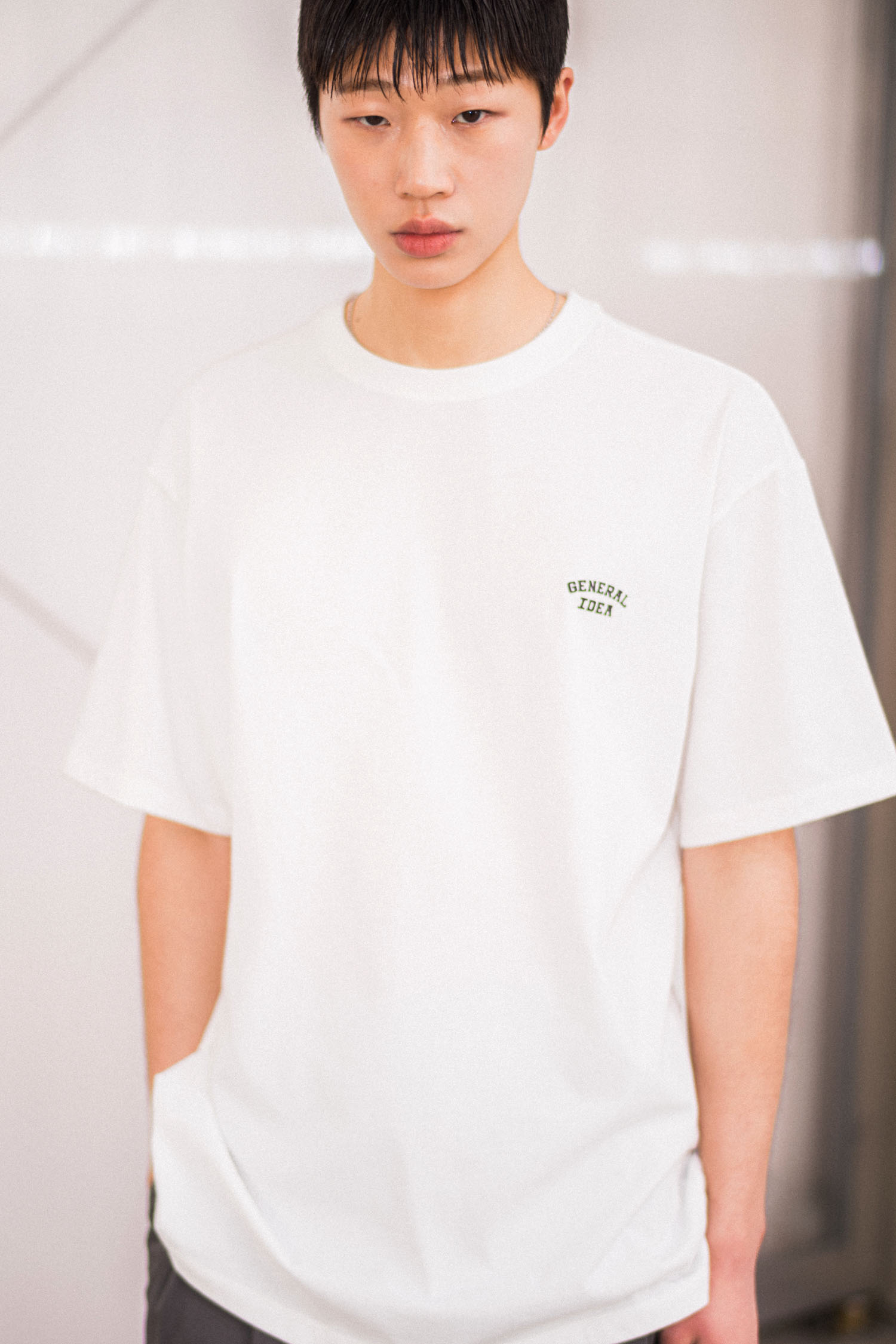 UNISEX クーリングロゴ 半袖Tシャツ [WHITE]