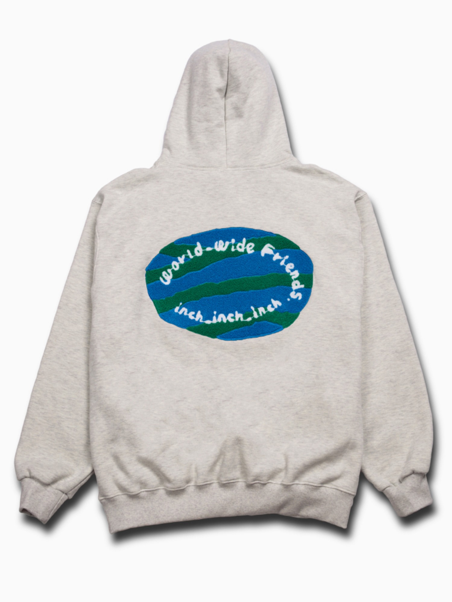 3차 소량입고 [Oatmeal] world_wide_friends_hoodie