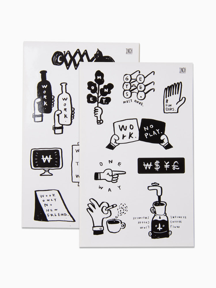 Work only Sticker Set