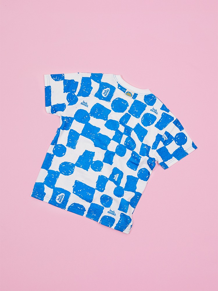 Blue Checker T