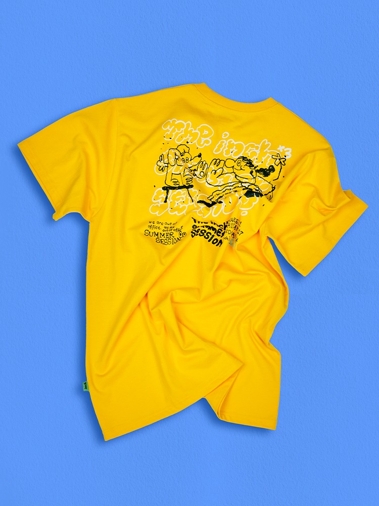 High Five T-SHIRT (Egg Yolk Yellow)