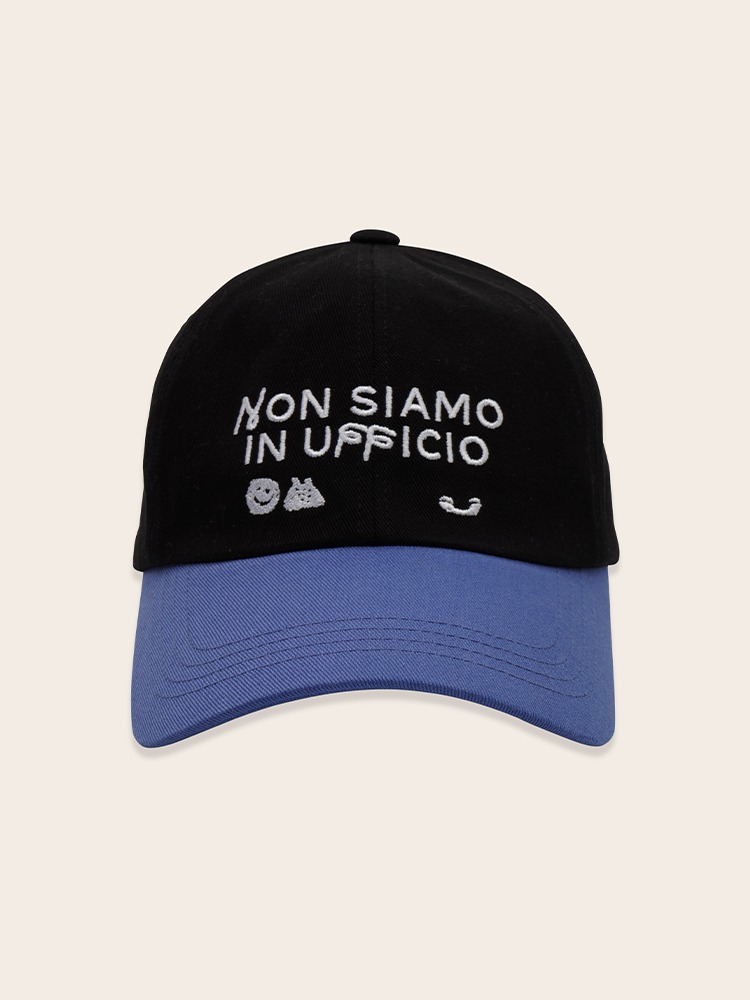 Vintage Non Siamo Cap - Black &amp; Blue