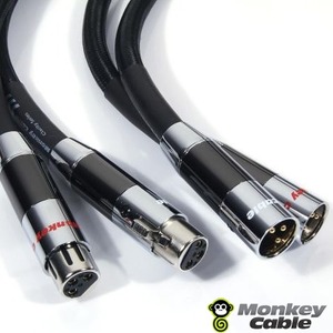 몽키케이블 Clarity XLR 밸런스 1.2m 인터케이블 영국케이블브랜드몽키