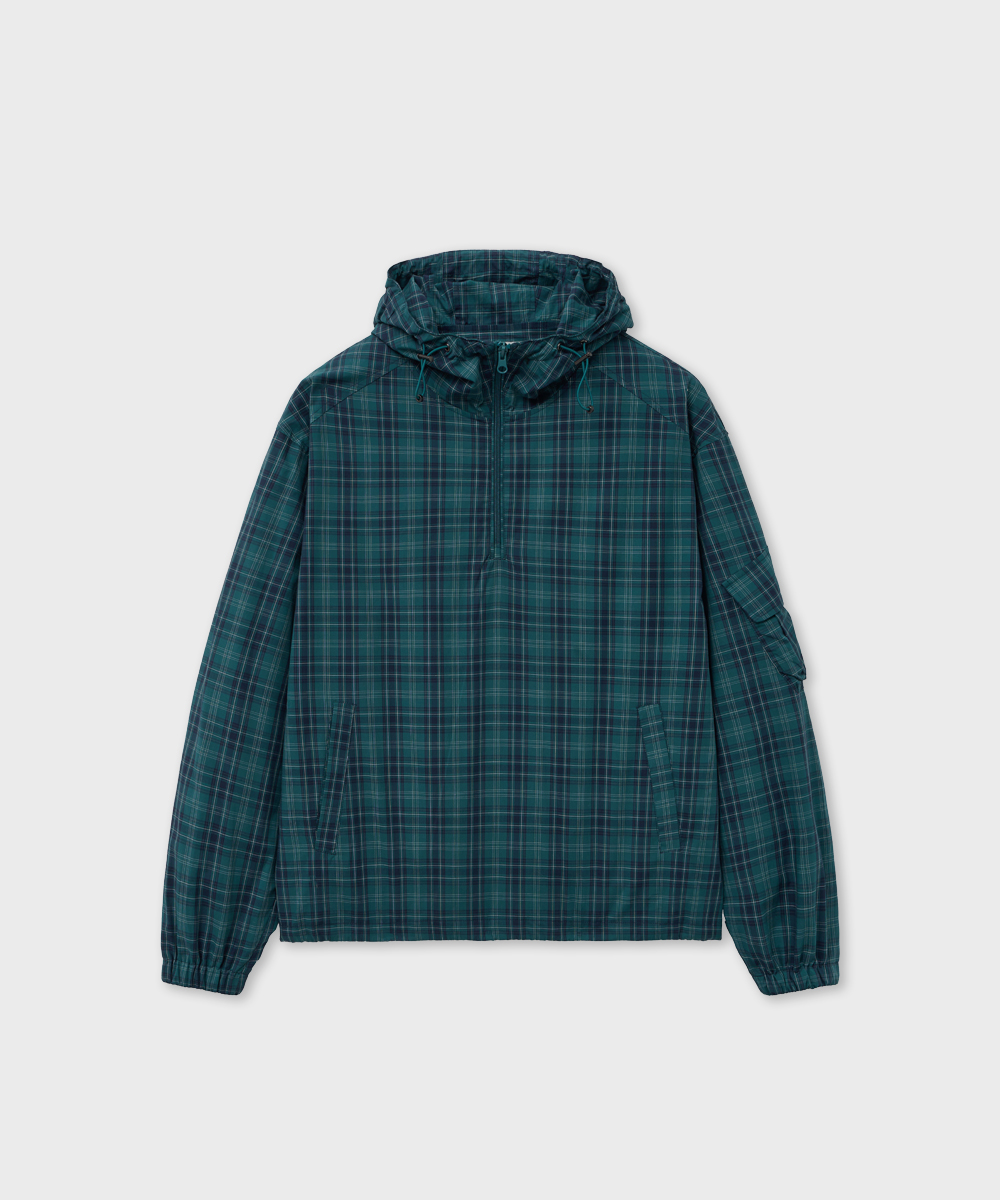 Daddy Check Anorak_Blue