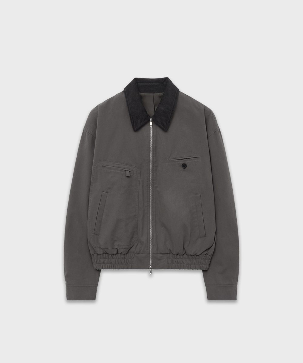 Loop Pocket Work Jacket_Graphite