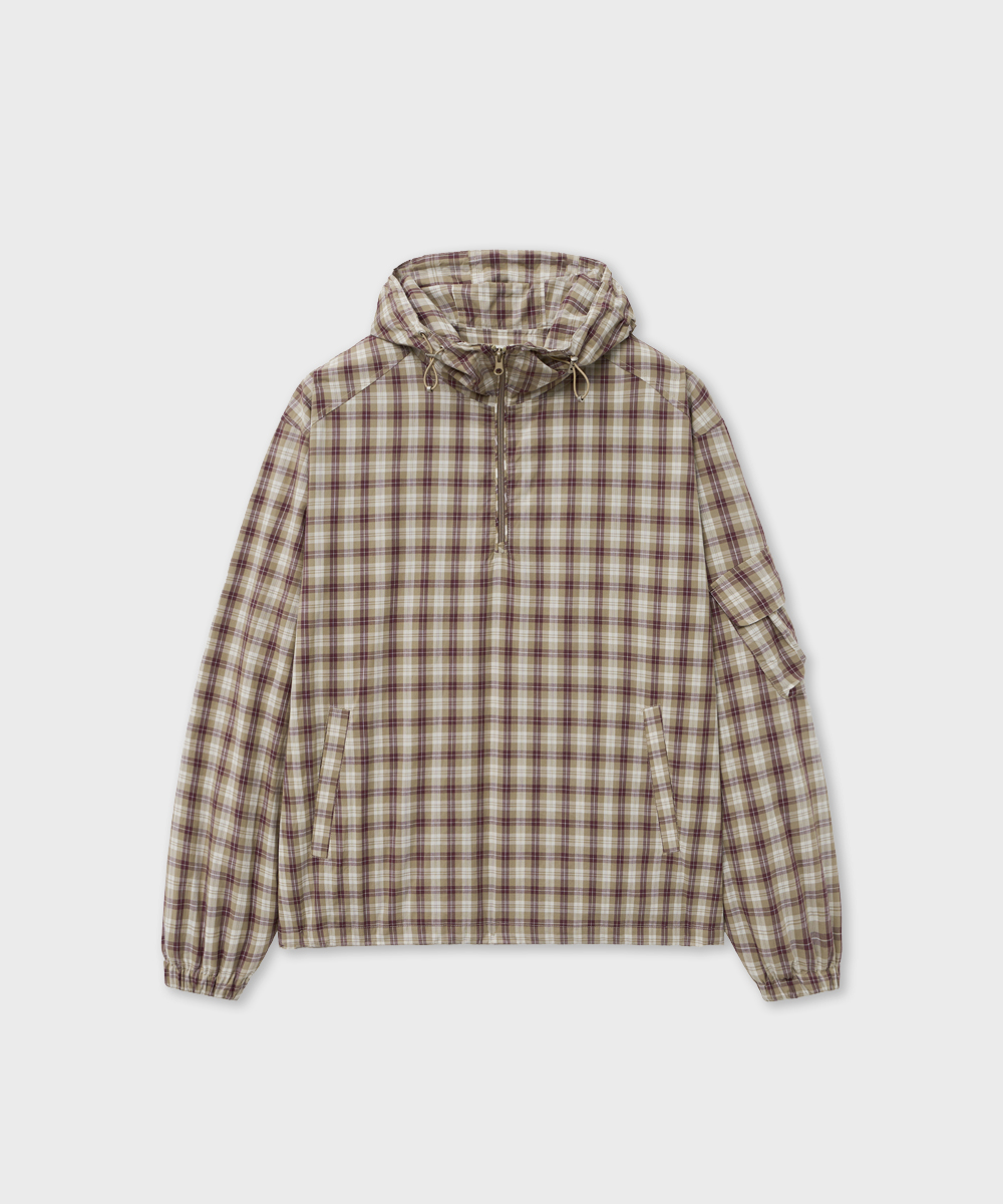 Daddy Check Anorak_Beige