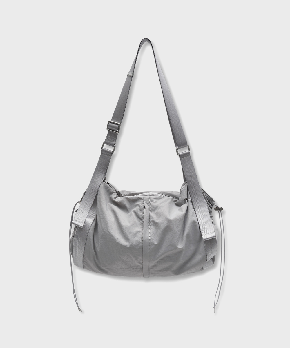 Open String Cross Bag_Silver