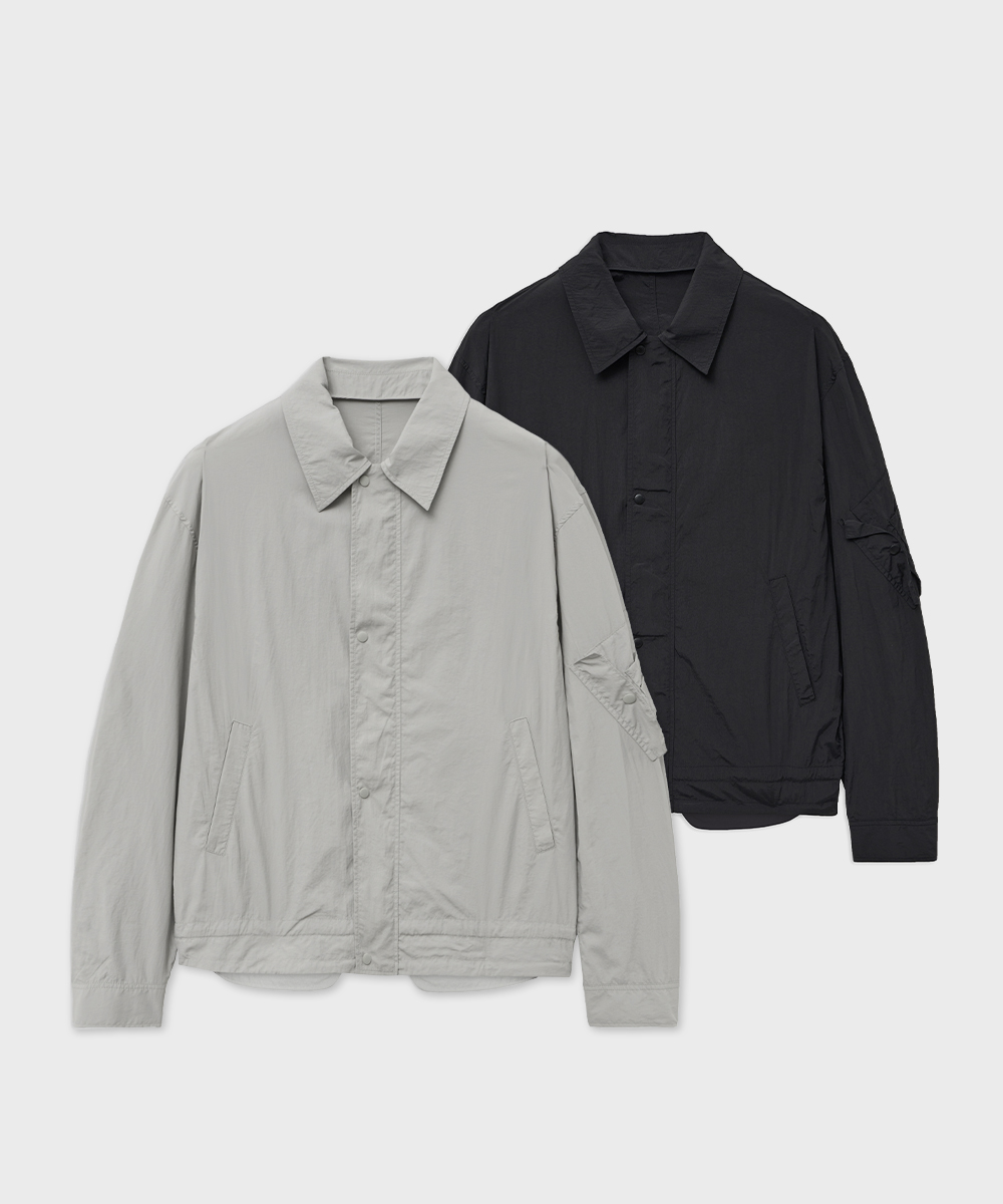 Inside Out Pocket Shirt Jacket : 2color