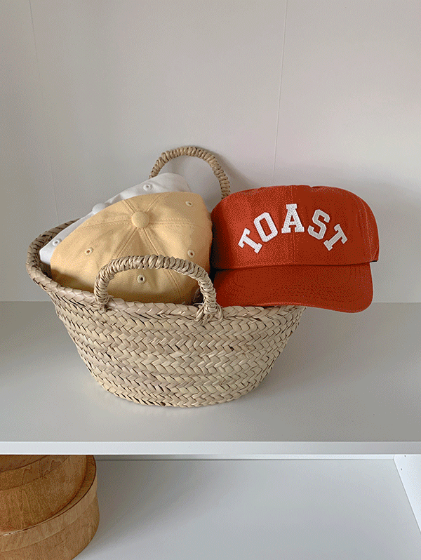 토스트 레터링 볼캡 - hat(6color)로빈유