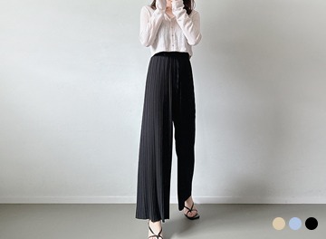 SELF CUTTING PLEATS PANTS