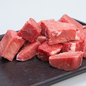 grass fed 호주산 목초 소고기 설도 큐브 스테이크 1kg(100g-1kg 개별진공포장)