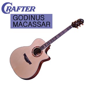 크래프터 갓인어스 마카사 통기타 탑솔리드/EQ픽업장착[CRAFTER GODINUS MACASSAR]