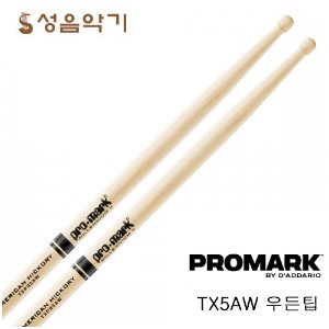 프로마크 드럼스틱 TX5AW 우드팁[ Promark TX5AW WOOD TIP]