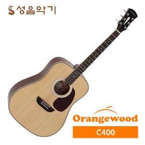 오렌지우드 탑솔리드 통기타 C400 [중급용,국내생산]