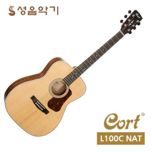 콜트 탑 솔리드 여성용 OM바디 유광 어쿠스틱 통기타 [Cort L100-C NAT]