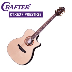 크래프터 KTXE27 프리스티지 탑 솔리드 여성용바디 픽업장착 아이유 통기타 [CRAFTER KTXE27 PRESTIGE] (다운그레이드 버젼)