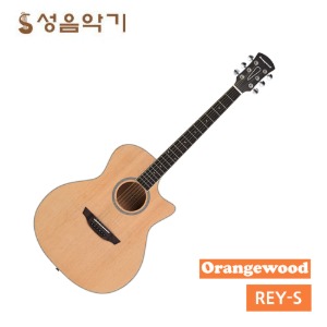 오렌지우드 입문용 통기타/연습용 통기타/초보용 통기타/컷어웨이 통기타 레이 S[OrangeWood REY S]