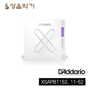 다다리오 어쿠스틱 통기타 최고급 코팅현 포스퍼브론즈 스트링 XSAPB1152 (011-052) [Daddario 엘릭셔/엘릭서 대항마]