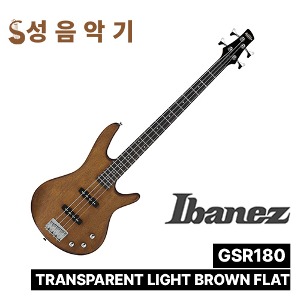 아이바네즈 베이스 기타 GSR180 트랜스페런트 라이트 브라운 플랫 [Ibanez Bass GSR180 Transparent Light Brown Flat]