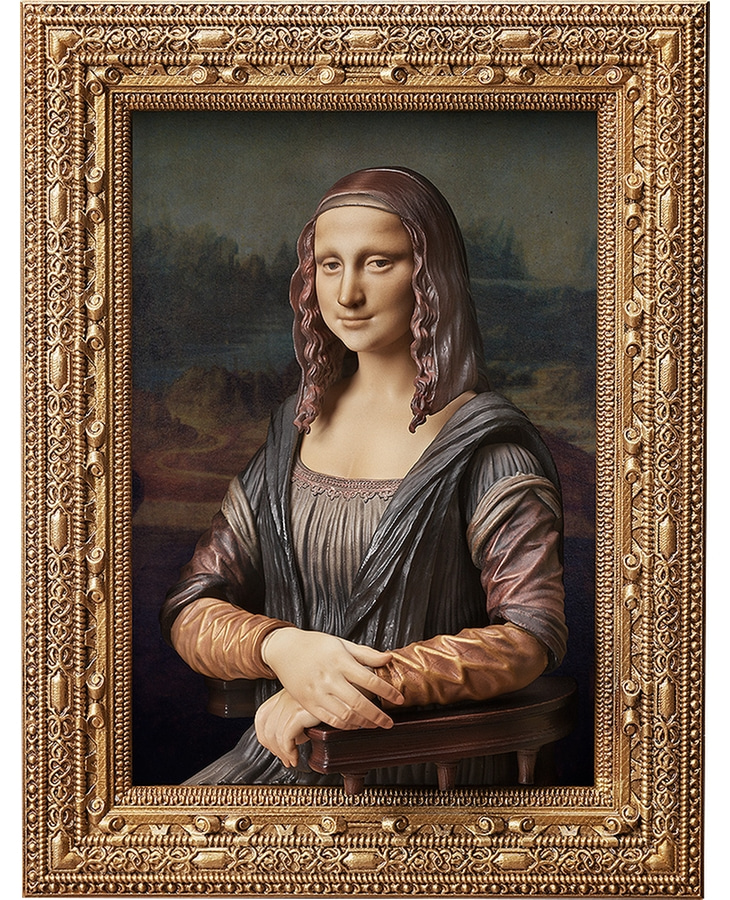 [24년 03월 발매] FREEing 프링 figma 피그마 SP 155 테이블 미술관 레오나르도 다빈치 모나리자