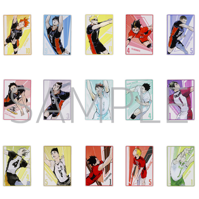 슈에이샤 점프샵 하이큐 굿즈 JF2023 스테이터스 카드 컬렉션 2탄 단품 (랜덤)
