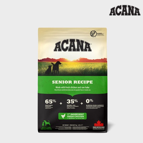 아카나 ACANA 시니어 독 강아지 노령견 사료 2kg