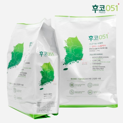 후코051 후코이단 소고기와 야채맛 강아지 눈물케어 사료 1.2kg